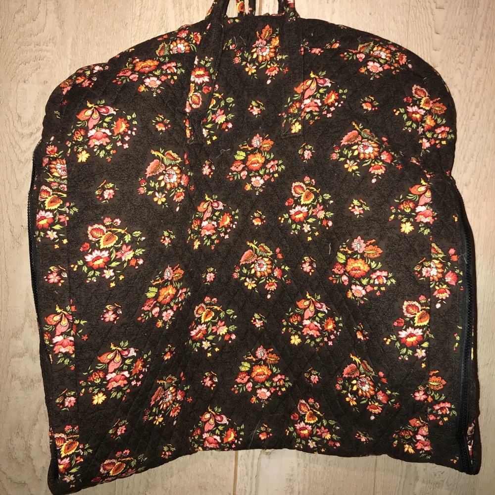 Vera Bradley Chocolat hanging garment bag